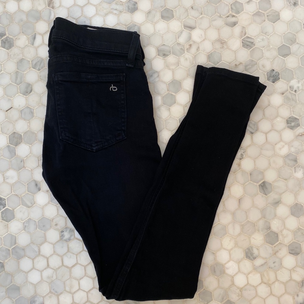 Rag & Bone Black Skinny Jeans